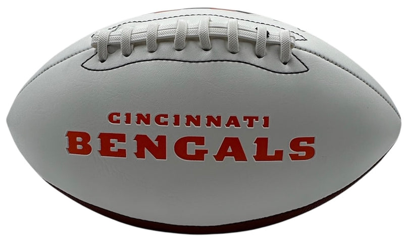 Jeff Blake Signed Cincinnati Bengals Logo Football JSA