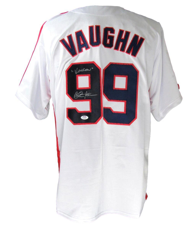 Charlie Sheen Autographed Custom Inscribed Jersey "Major League" PSA/DNA
