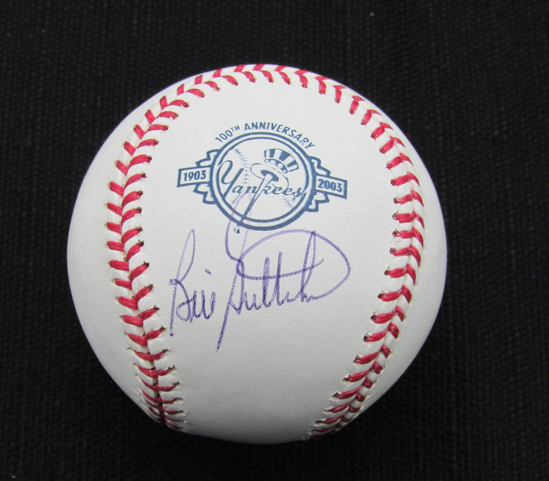 Bill Gullickson Signed/Auto Yankees 100th OML Baseball JSA 186608