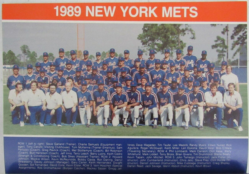 1989 New York Mets Official Year Book 148938