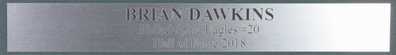 Brian Dawkins HOF Autographed 16x20 Photo Eagles Framed Beckett 182093