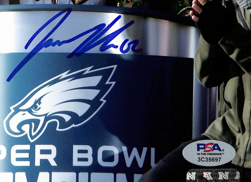 Jason Kelce Signed/Autographed 8x10 Photo Philadelphia Eagles PSA 190044