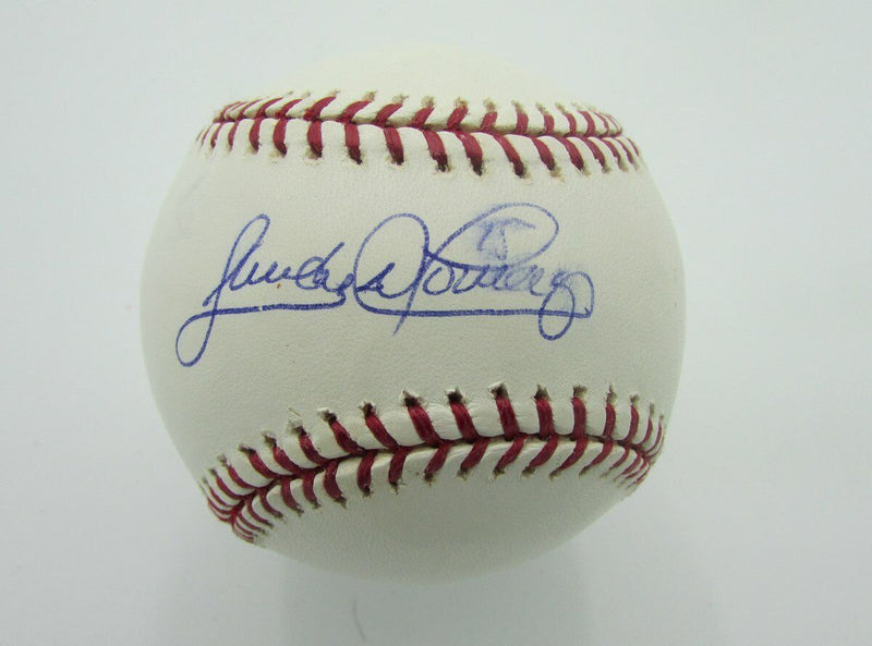 Sandy Alomar Indians/Padres Signed/Autographed OML Baseball JSA 141181