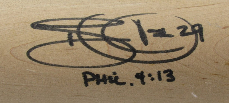 Tony Clark Signed/Inscribed Louisville Slugger Game Model Bat Tigers JSA 192233