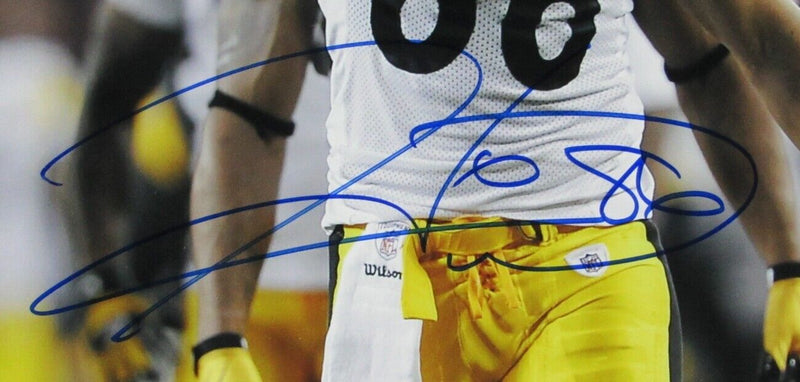 Hines Ward Steelers Signed/Auto 11x14 Steelers Photo Framed Beckett 156951