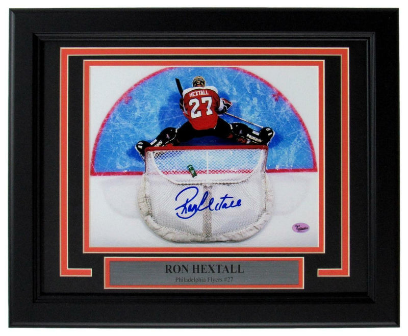 Ron Hextall Flyers Signed/Autographed 8x10 Photo Framed Best Authentics 149023