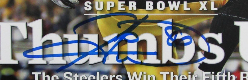 Hines Ward Autographed 11x14 Sports Illustrated Photo Steelers Beckett 180984