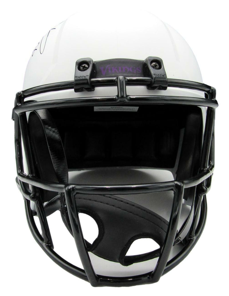 Fran Tarkenton Signed Vikings Full Size Lunar Eclipse Replica Helmet JSA 159050