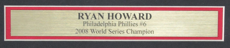 Ryan Howard Philadelphia Phillies Signed/Auto 16x20 Photo Framed JSA 168470