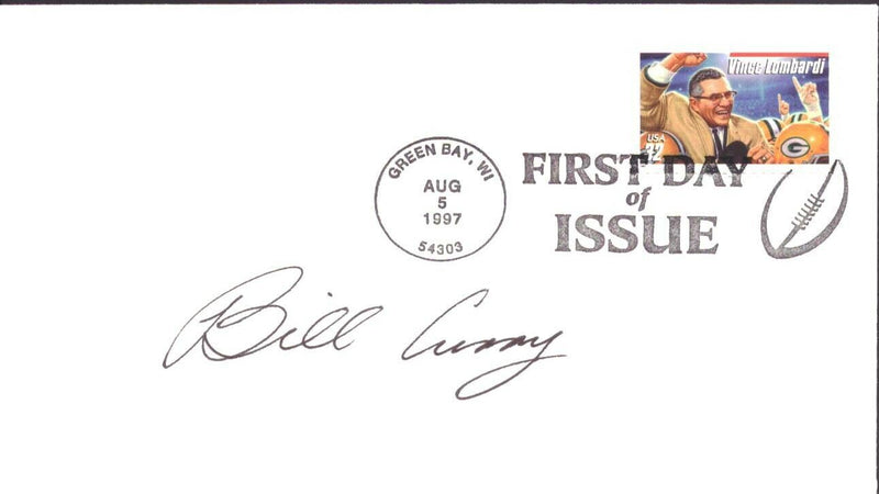 Bill Curry Signed 1997 FDC First Day Cover Green Bay Packers 151517