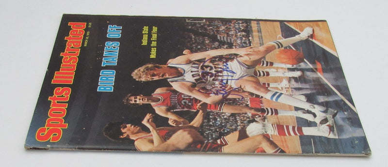 Larry Bird Signed 1979 Sports Illustrated Magazine No Label JSA Witness 189239