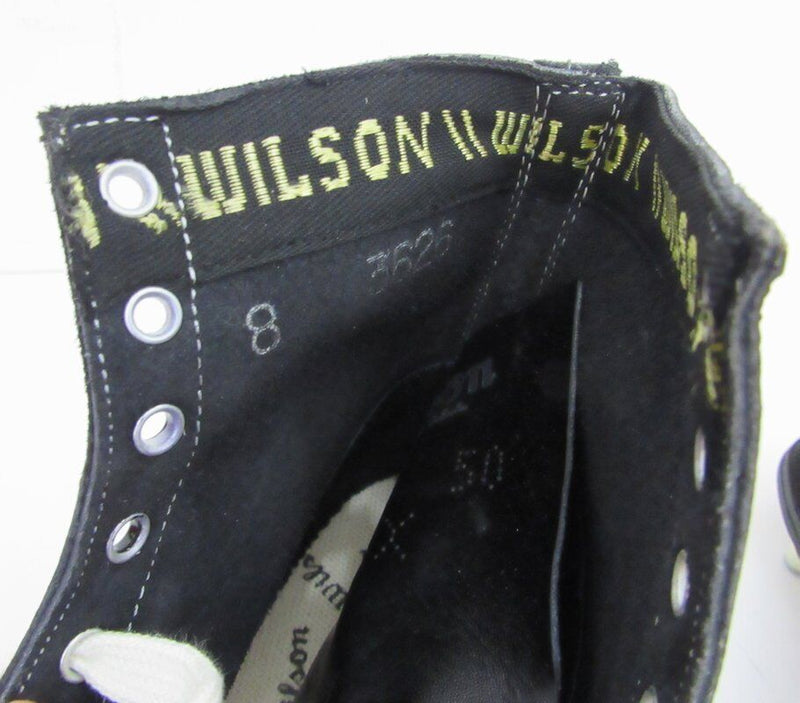 Pair of Vintage Wilson Riteweight Black Football Cleats Size 8  NIB 182907