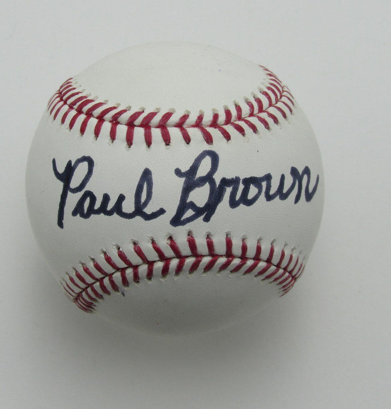 Paul Brown Philadelphia Phillies Autographed/Signed OML Baseball