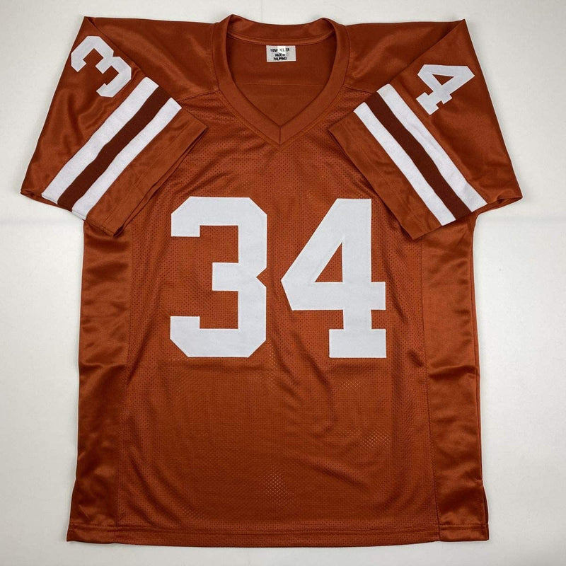 Autographed/Signed Ricky Williams Smoke Weed Everyday Inscription Texas Orange College Football Jersey JSA COA