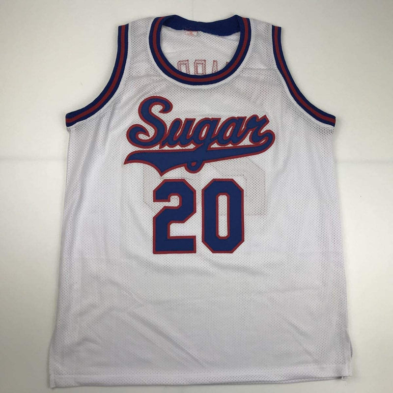 Autographed/Signed Micheal Ray Richardson New York White Basketball Jersey PSA/DNA COA