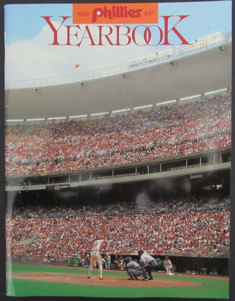 1986 Philadelphia Phillies Official Yearbook 178083