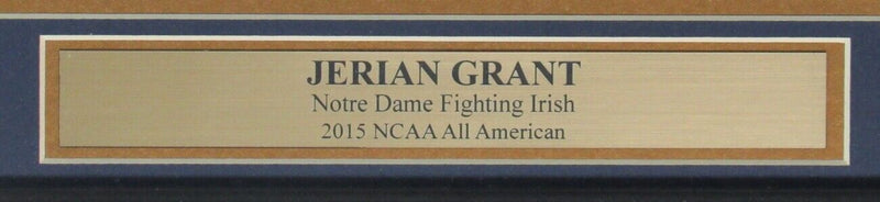 Jerian Grant Notre Dame Signed 8x10 Photo Framed Best Authentics 149031
