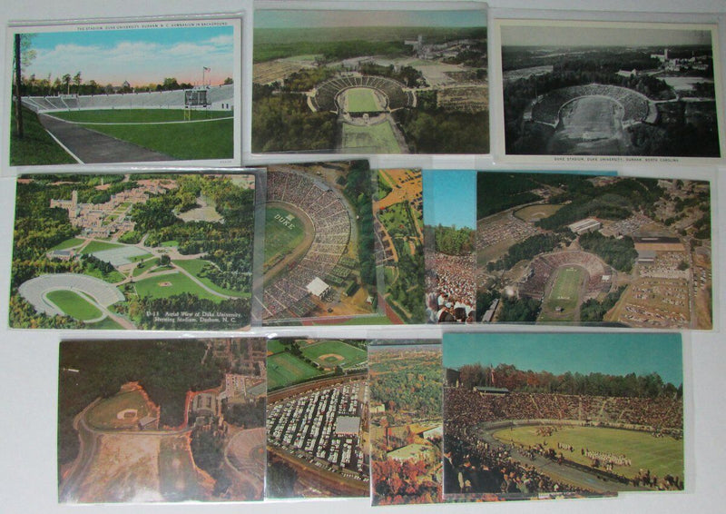 Lot of 12 Vintage ACC Stadium Postcards incl. Duke UNC/Florida  St. 147500
