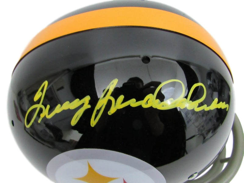 Terry Bradshaw Steelers Signed Suspension Full Size Replica Helmet JSA 132160