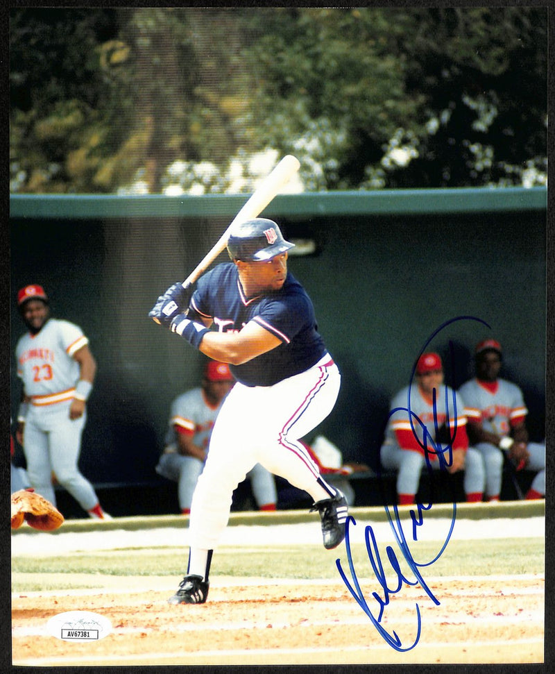 Kirby Puckett HOF Signed/Autographed 8x10 Vintage Photo Twins JSA 191821
