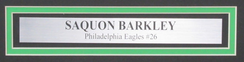Saquon Barkley Signed/Auto 16x20 Photo Framed Philadelphia Eagles Beckett 190036