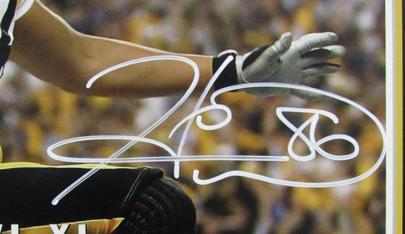 Hines Ward  Autographed 16x20 Sports Illustrated Photo Steelers JSA