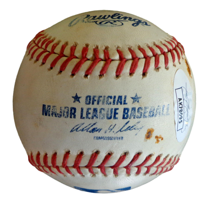 Pedro Martinez HOF Autographed/Inscribed OML Baseball Boston Red Sox JSA 180367