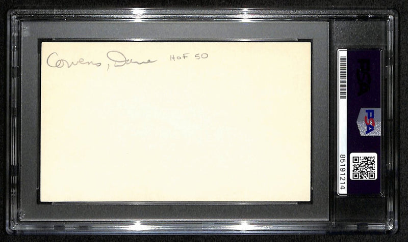 Dave Cowens HOF Signed/Auto 3x5 Index Card Boston Celtics PSA/DNA 188561