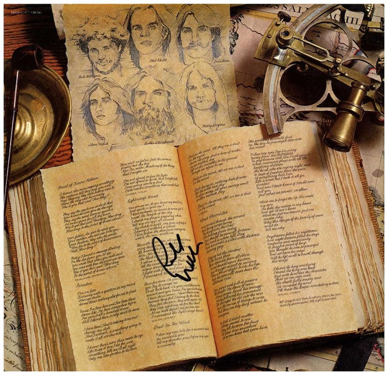 Richard Williams Kansas Signed Autographed Album Sleeve Insert