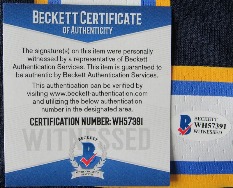 Antonio Gates Signed/Autographed Chargers NFL Pro Line Jersey Beckett 158686