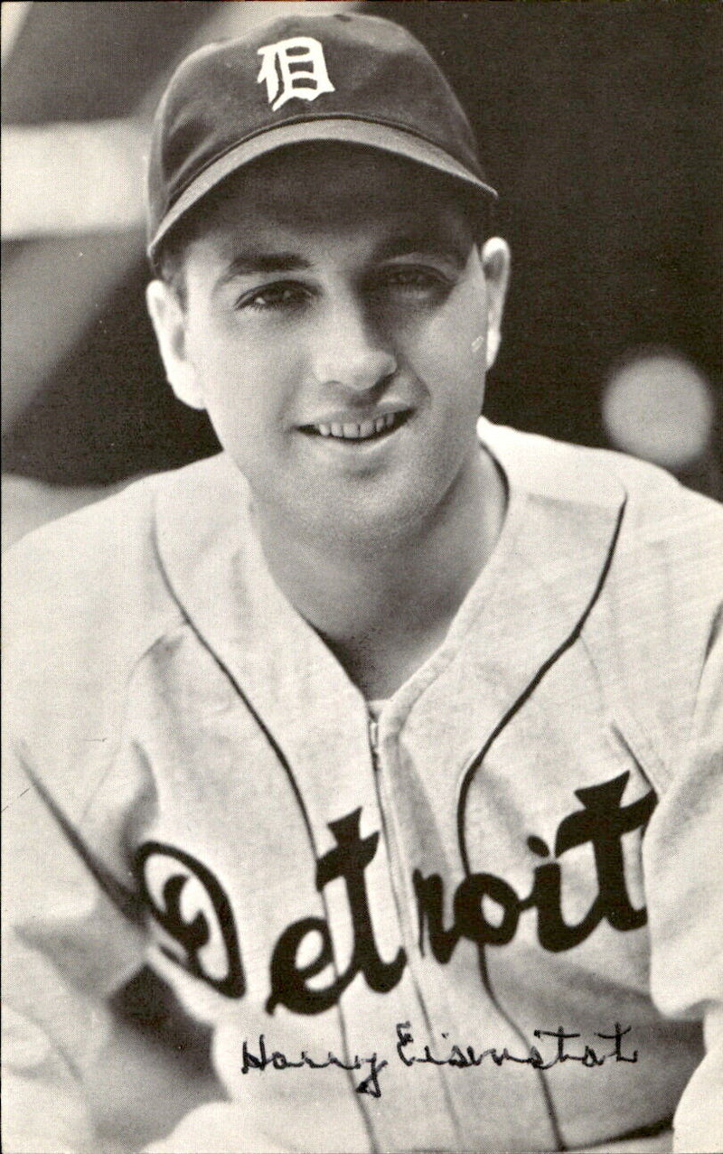 Harry Eisenstat Tigers d. 2003 Signed/Autographed 3x5  Photo 178204