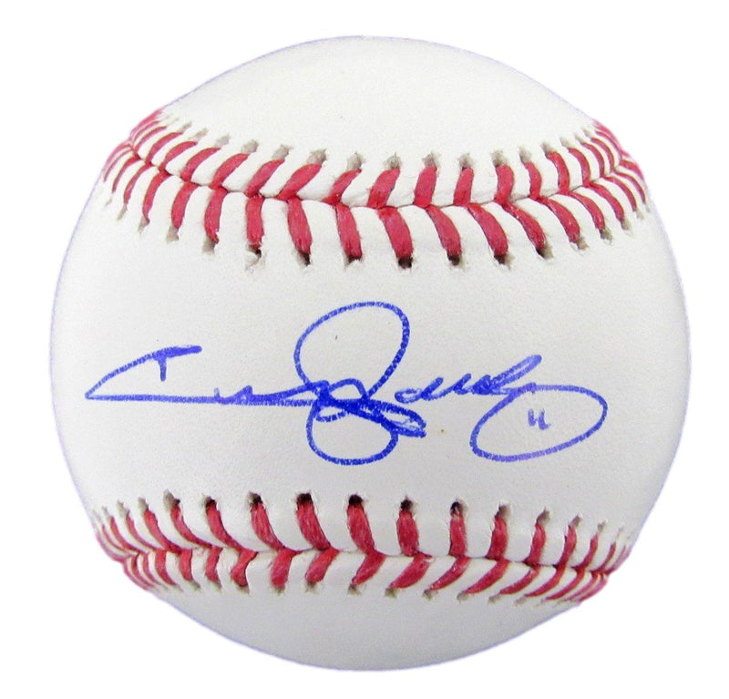 Jimmy Rollins Signed/Auto OML Baseball Philadelphia Phillies PSA/DNA 189595