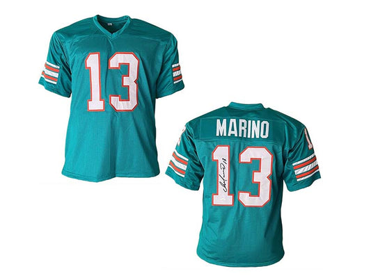 Dan Marino Autographed Teal Pro Style Jersey - JSA *Black – The Jersey  Source