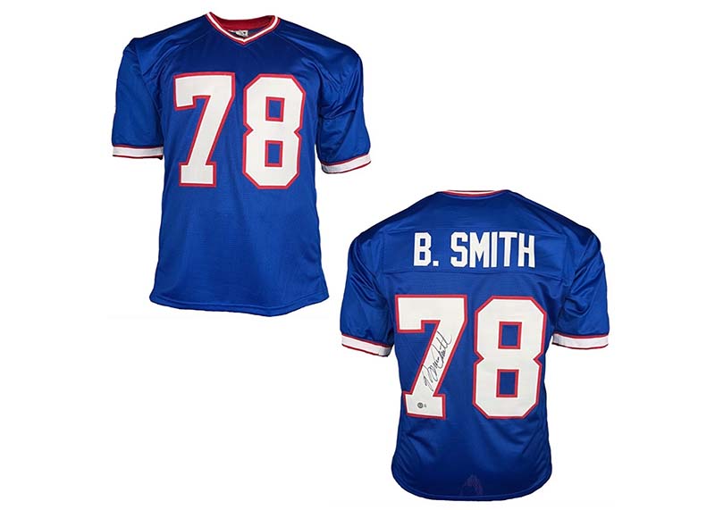 Bruce smith clearance signed jersey