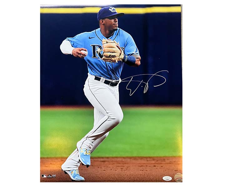 Wander Franco Tampa Bay Rays Autographed 16x20 Photo JSA