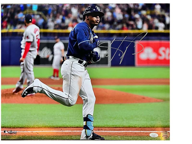 Wander Franco Tampa Bay Rays Autographed 16x20 Photo JSA