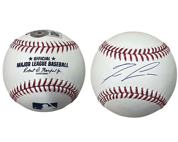 Ronald Acuna Jr Autographed Rawlings Official MLB Baseball Beckett