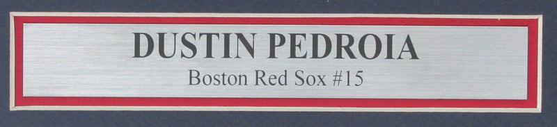 Dustin Pedroia Autographed 8x10 Photo Boston Red Sox Framed Beckett 188966