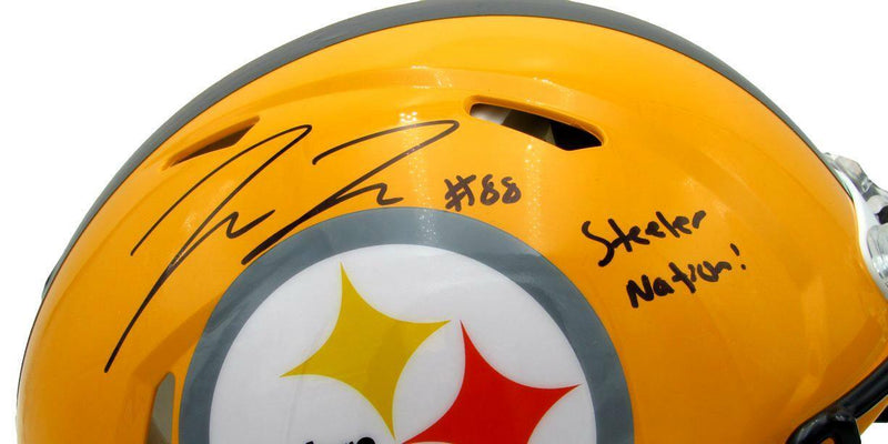 Pat Freiermuth Signed/Inscr Steelers Full Size Authentic Helmet Beckett 161944