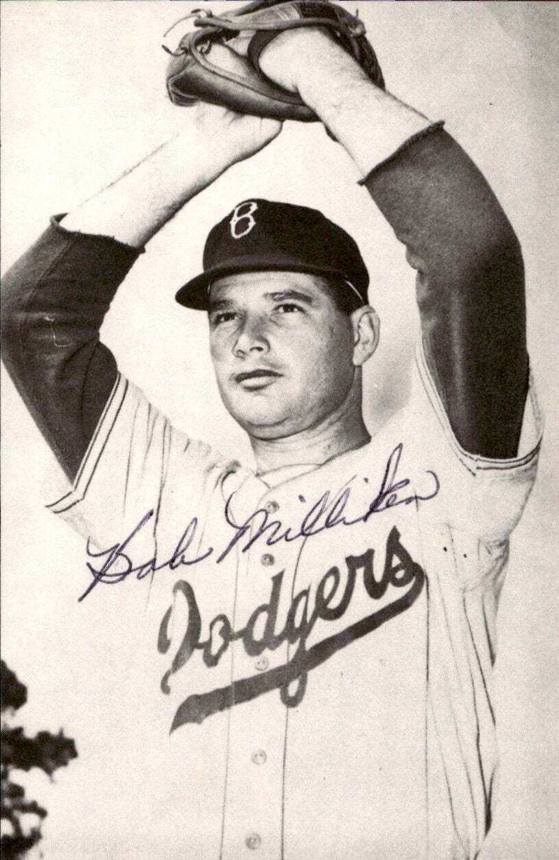 Bob Milliken Dodgers d. 2007 Signed/Autographed 3x5  Photo 178641