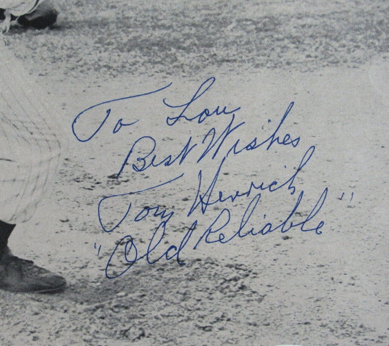 Tom Henrich Autographed 9x11 Baseball Magazine Insert Photo Yankees PSA/DNA