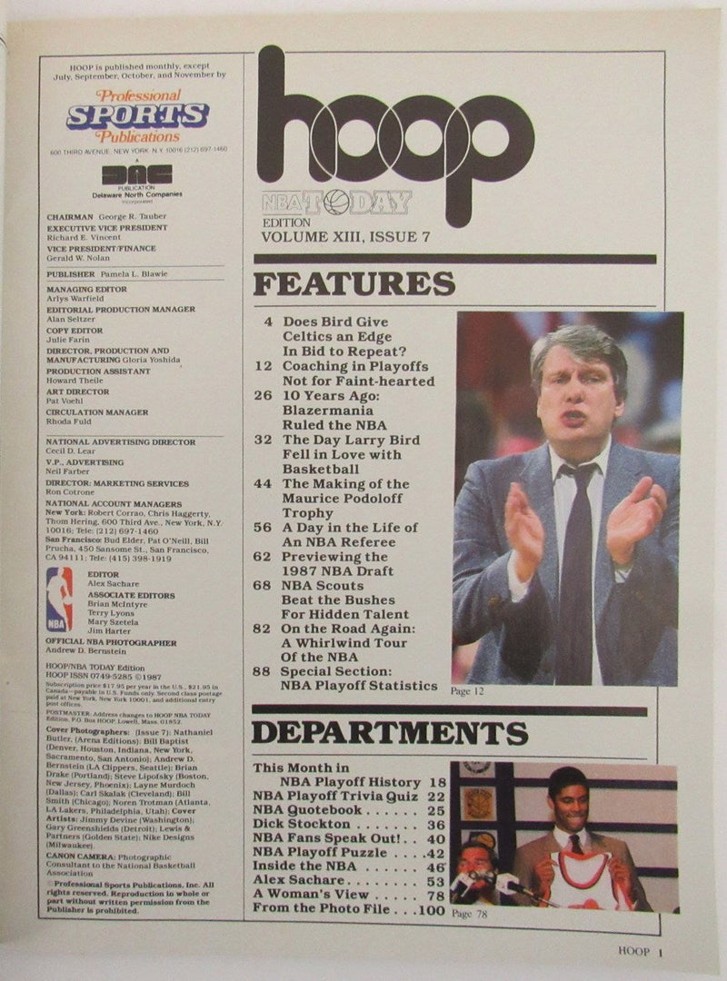 1987 NBA Playoff Bucks vs. 76ers Basketball Game Program 156957