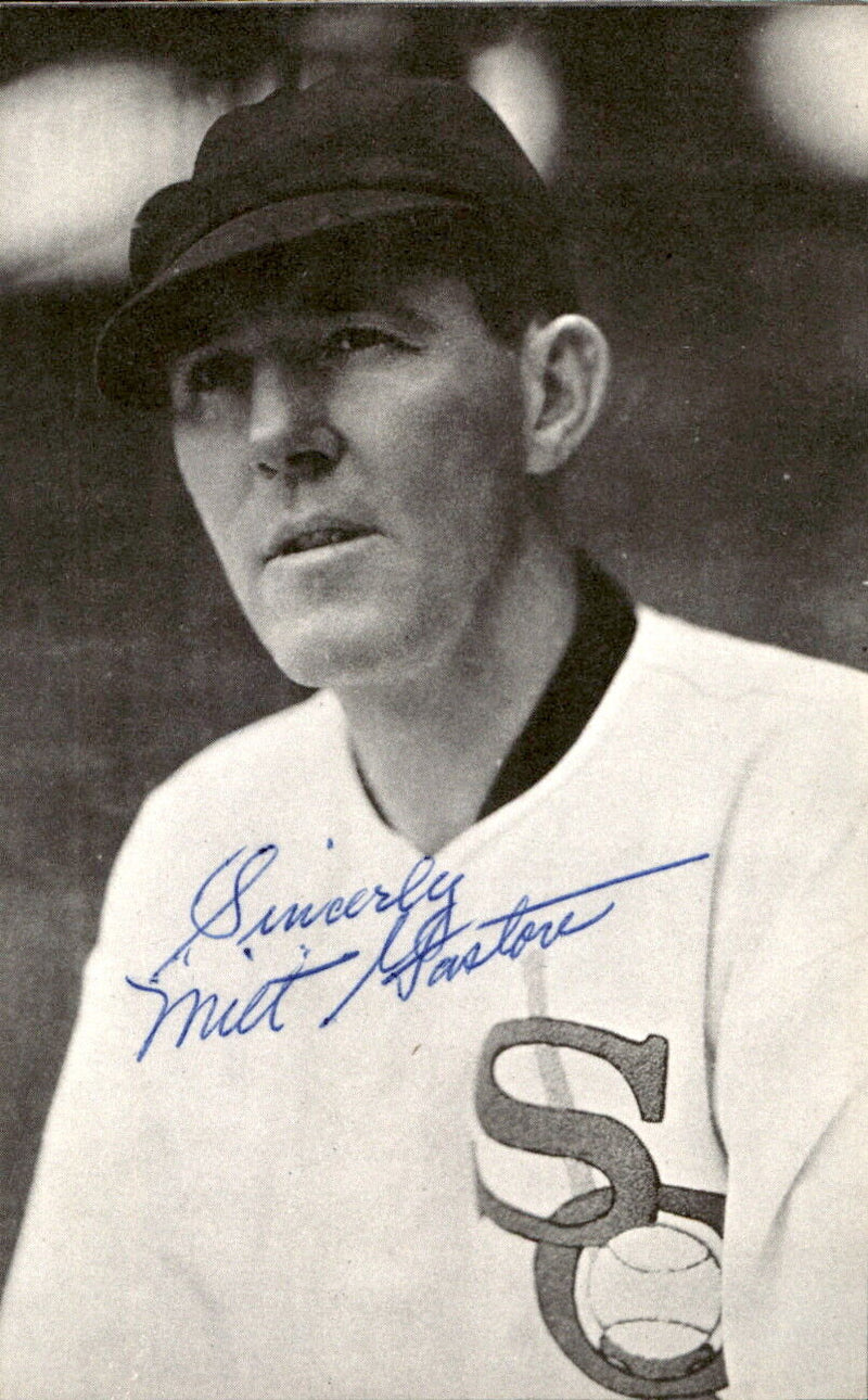 Milt Gaston White Sox d. 1996 Signed/Auto 3x5  Photo 178250