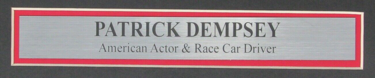 Patrick Dempsey Actor Signed/Autographed 11x14 Photo Framed JSA 159805