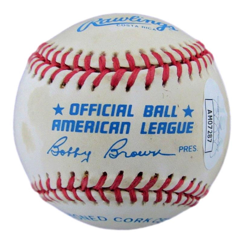 Stan Bahnsen Autographed/Inscribed "ROY 1968" OAL Baseball Yankees JSA 182616