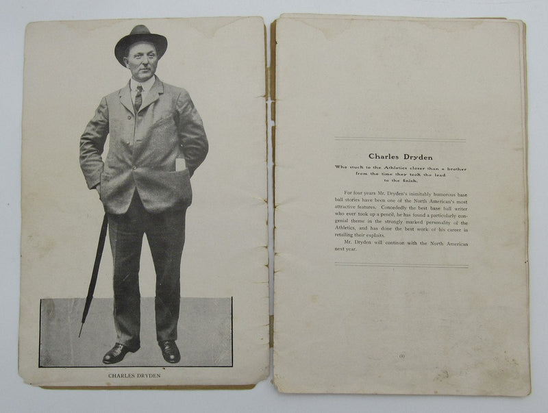 Vintage 1905 Philadelphia Athletics A's Yearbook Mack Plank Waddell HOF 191998