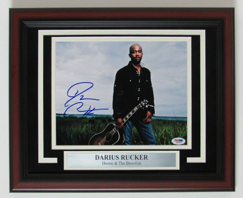 Darius Rucker Hootie & The Blowfish Signed 8x10 Photo Framed PSA/DNA 140604