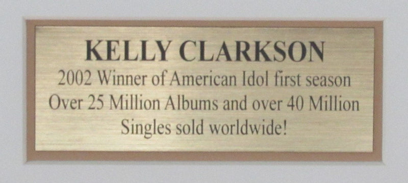 Kelly Clarkson Autographed Album "Chemistry" with Photos Framed JSA 188981