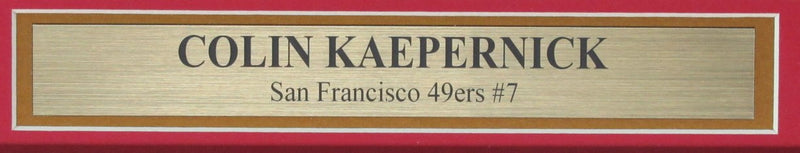 Colin Kaepernick Signed/Autographed 8x10 Photo 49ers Framed Beckett 193097