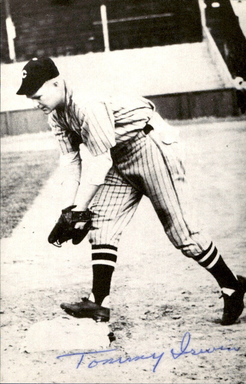 Tommy Irwin Indians Signed/Autographed 3x5  Photo 178476